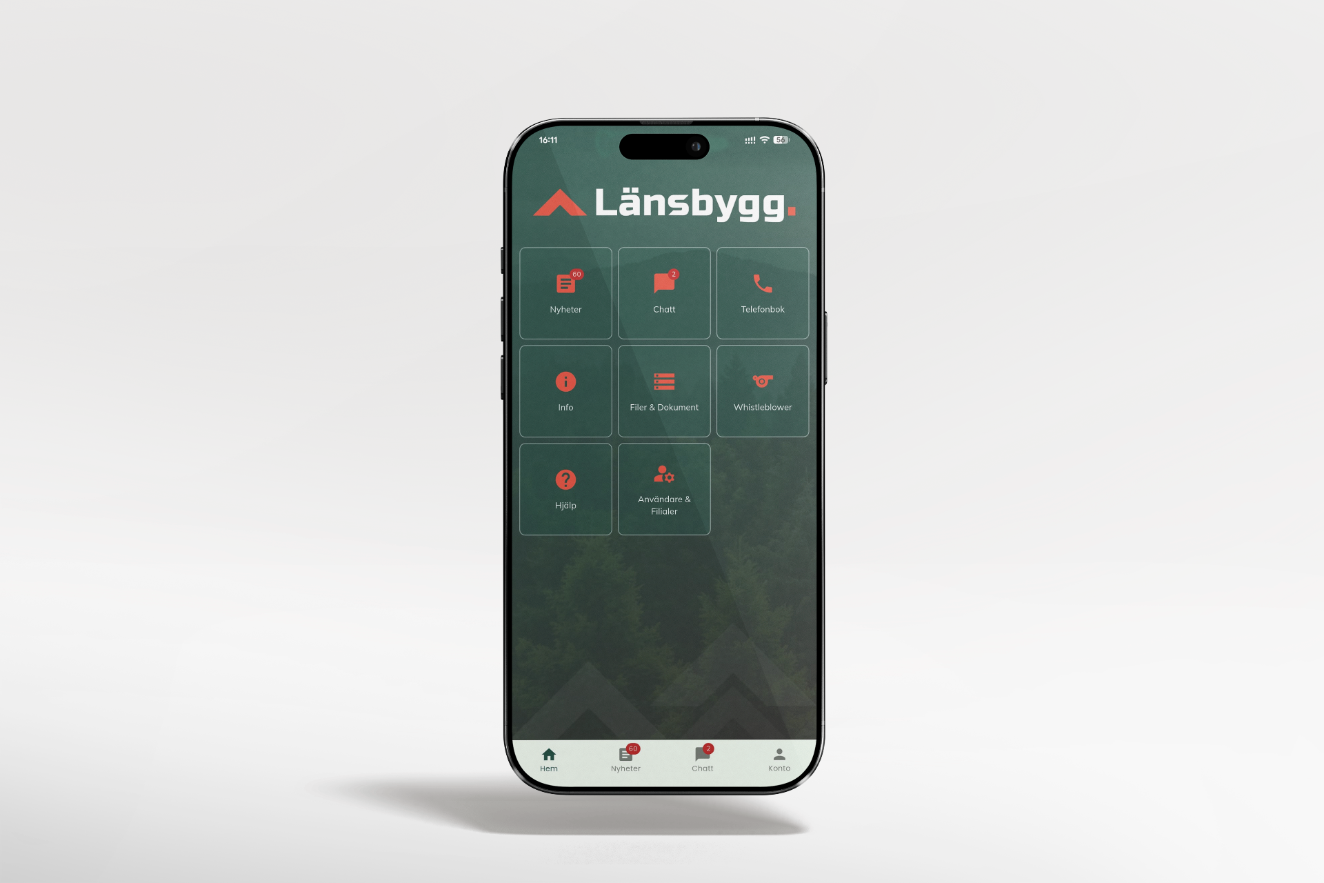 Länsbygg — app byggd av EZ Agency