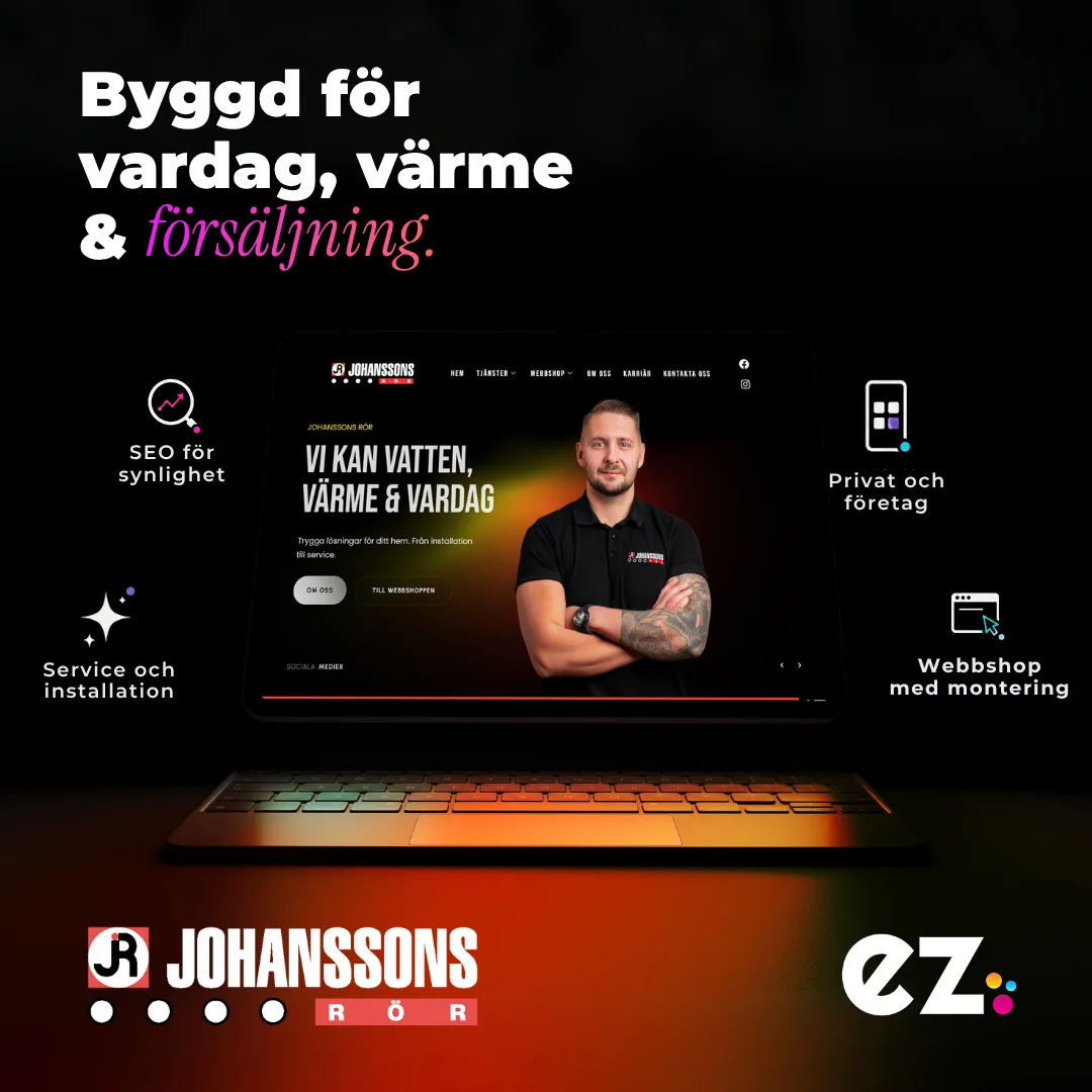 Johanssons Rör — kundcase av EZ Agency