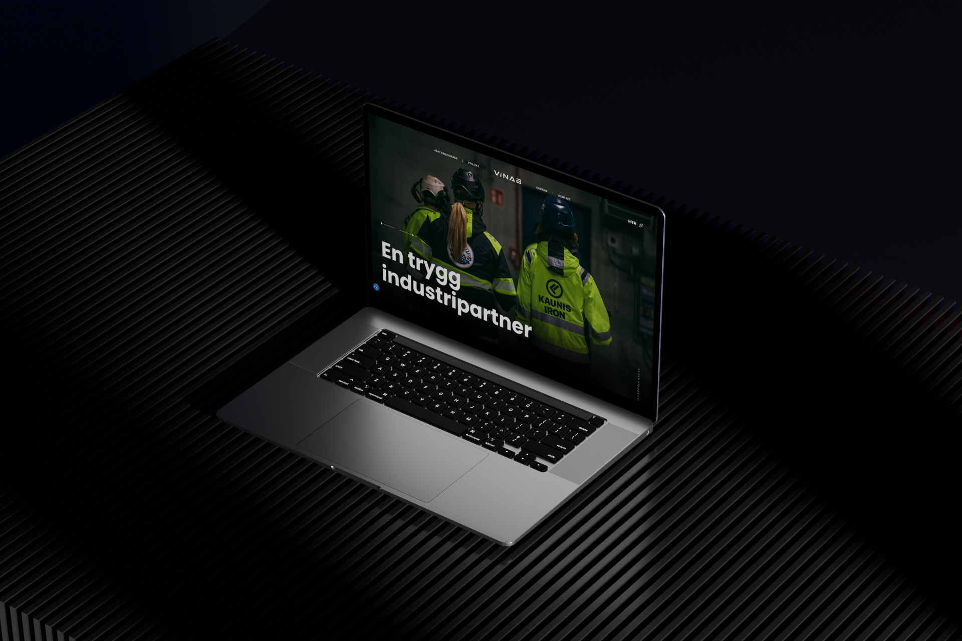 VINAB — hemsida byggd av EZ Agency