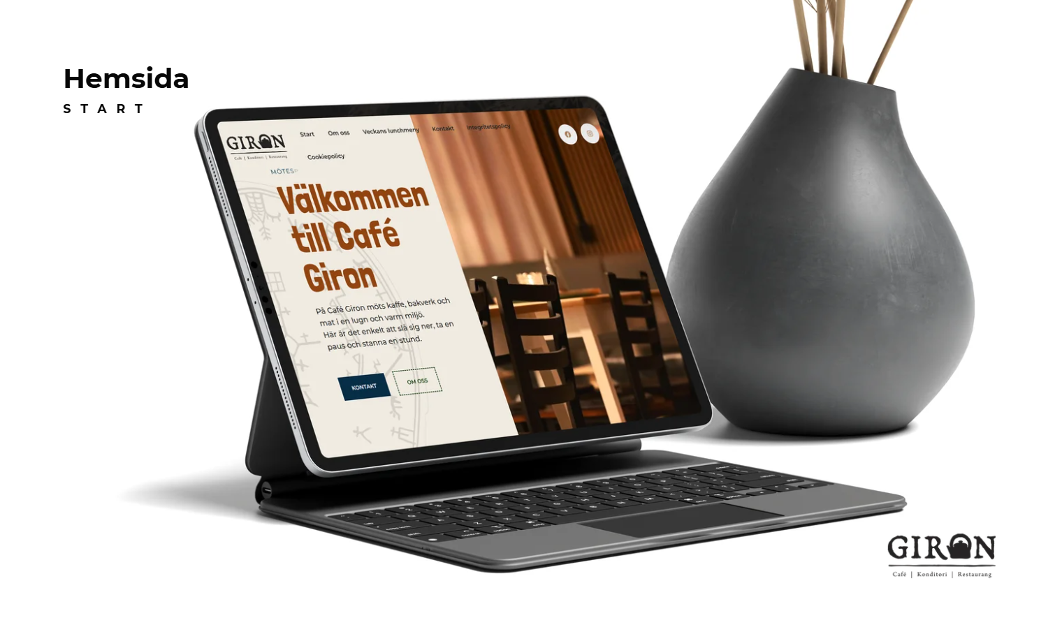 Café Giron — hemsida byggd av EZ Agency